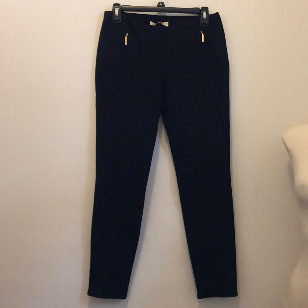 Emilio Pucci Black Pants with Gold Accents